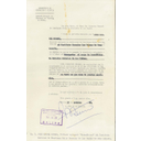 Documento de concesión de excedencia como profesor agregado de Institutos de Enseñanza Media