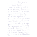 Correspondencia con José Martel en la que Emma Castelnuovo agradece la buena acogida en Canarias (1)