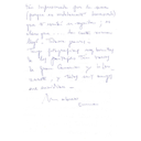 Correspondencia con José Martel en la que Emma Castelnuovo agradece la buena acogida en Canarias (2)