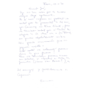 Correspondencia mantenida entre José Martel y Emma Castelnuovo, relacionada con las visitas a la Escuela de Magisterio.