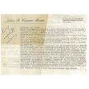 Comunicación de Julián Caparrós a José Martel acerca de la visita a la isla del profesor Dienes