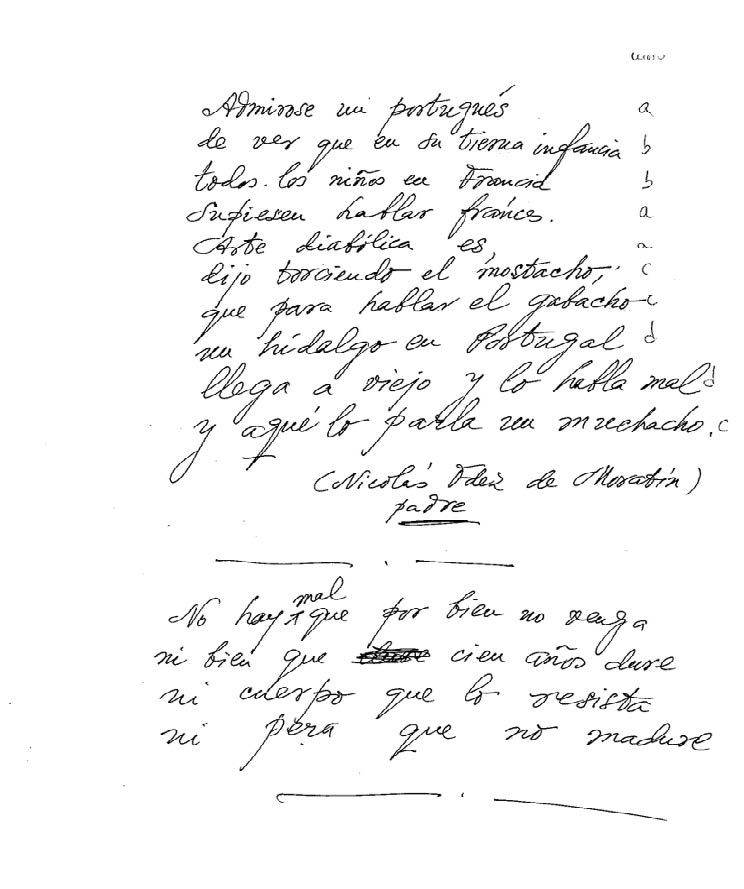 “Saber sin estudiar”. Fernández de Moratín, N.