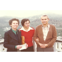 José Martel con su mujer María y Emma Castelnuovo