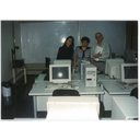 El profesor Martel acompañando a la profesora visitante Virginia Kiryakova, junto a la profesora María García Repetto
