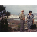 José Martel y la profesora Virginia Kiryakova de visita turística a Bandama