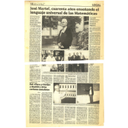 Recorte de prensa sobre la entrevista realizada a José Martel