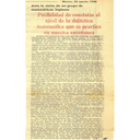 Recorte de prensa. Visita de profesores ingleses a la Escuela